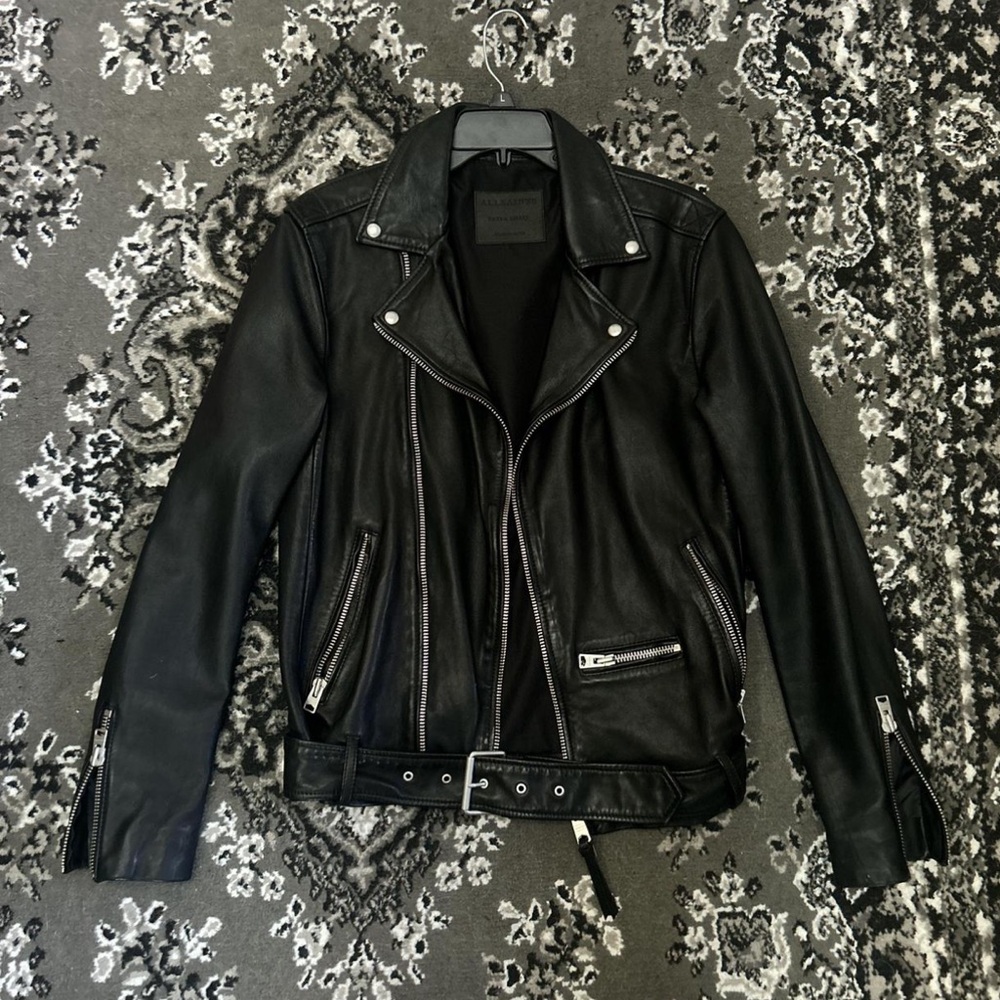 All Saints Designer Leather Jacket